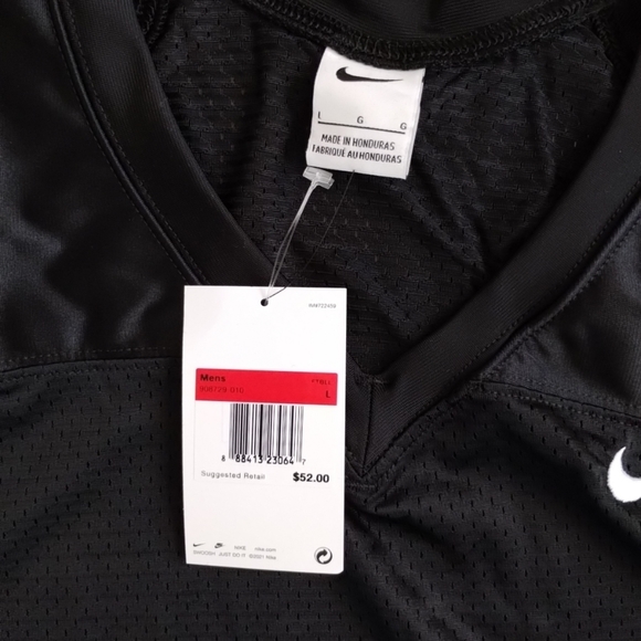 XL Nike Vapor Varsity Football Practice Jersey Shirt Men's 908729-010 - Picture 8 of 8